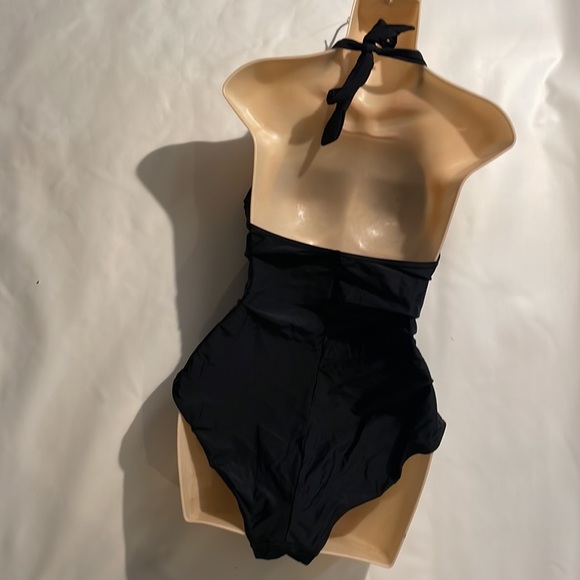 BLACK Plus Size one piece fashion swimsuit 3XL NWOT - Picture 5 of 7